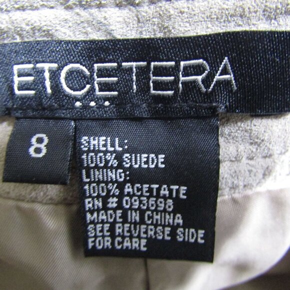 VTG SUEDE Leather 8 BOHO 90s Western Cowgirl Yellowstone Rocker Festival Pants - Picture 7 of 9